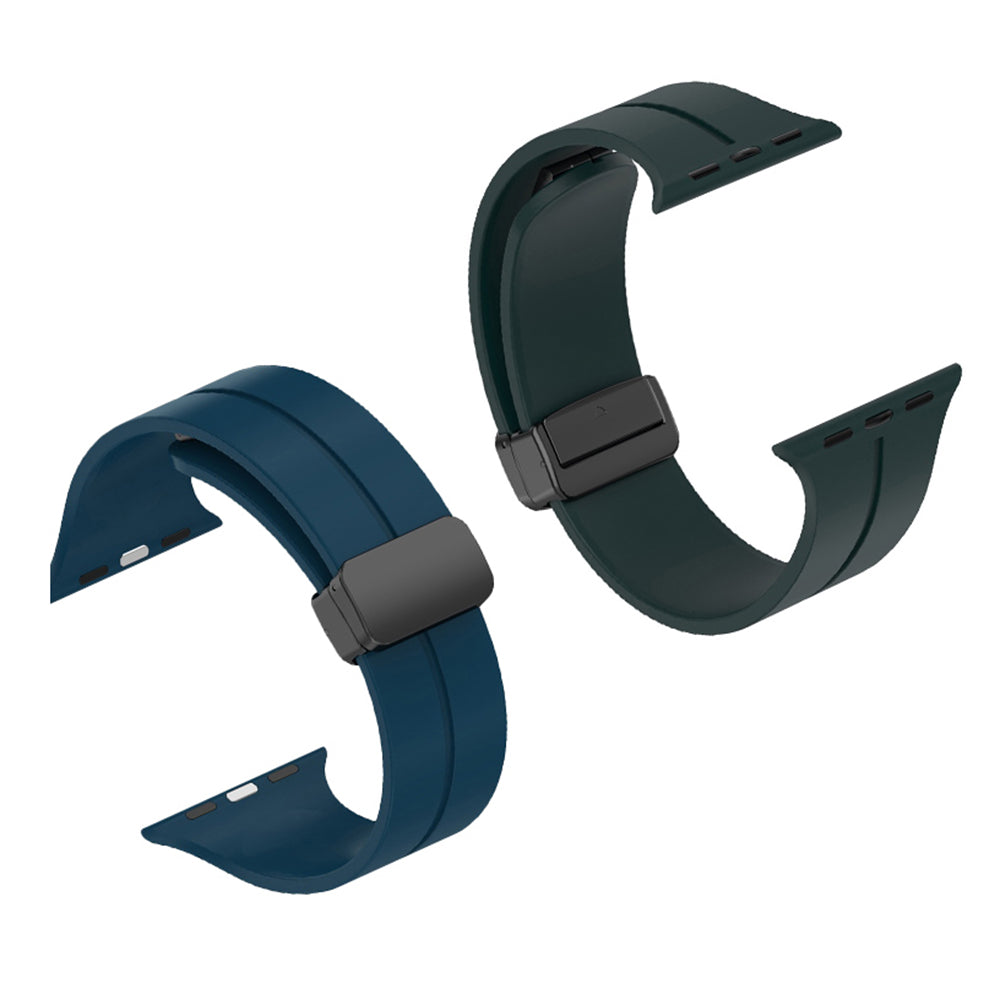 Techsuit W011 reim for Apple Watch 42mm / 41mm / 40mm / 38mm Series, Blå