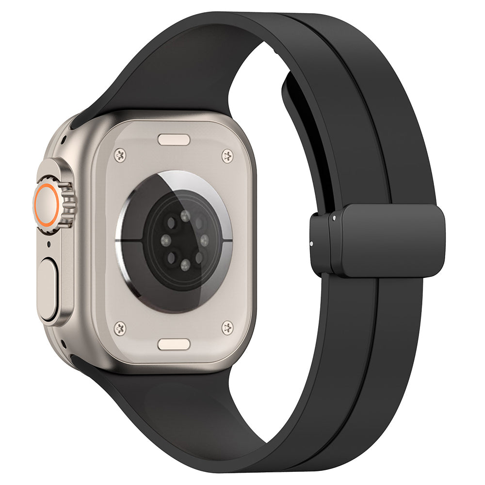 Techsuit W011 reim for Apple Watch 49mm / 46mm / 45mm / 44mm / 42mm Series, Svart