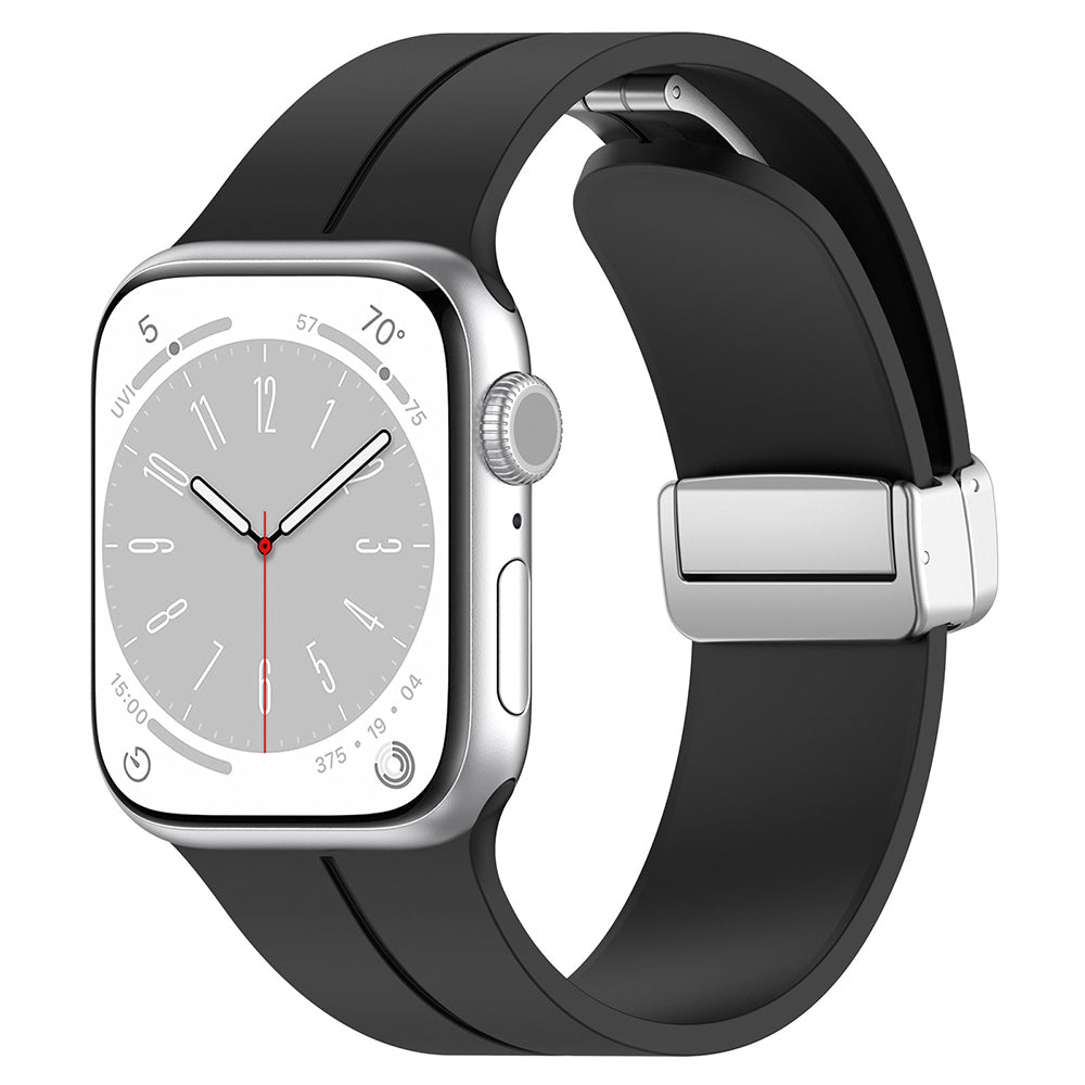Techsuit W011 reim for Apple Watch 49mm / 46mm / 45mm / 44mm / 42mm Series, Svart