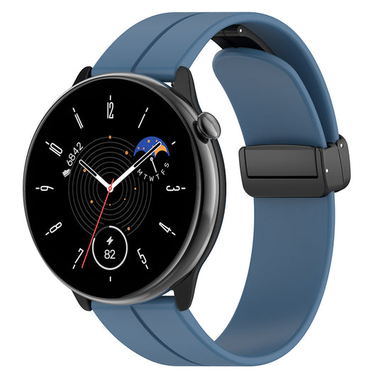 Techsuit W011 reim for Huawei Watch / Garmin Watch Series, 18mm, Blå