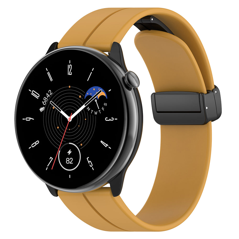 Techsuit W011 reim for Huawei Watch / Garmin Watch Series, 18mm, Gul