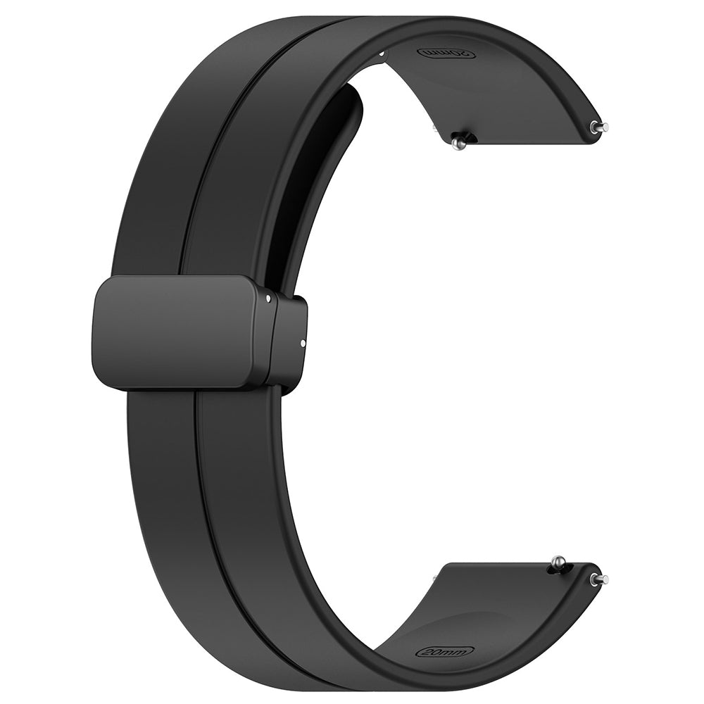 Techsuit W011 reim for Samsung Galaxy Watch / Huawei Watch Series, 20mm, Svart