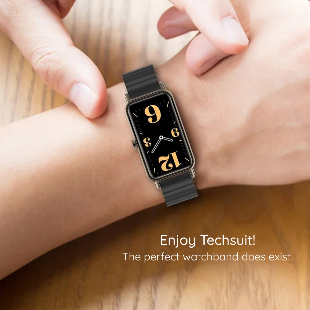 Techsuit W012 reim for Apple Watch 42mm / 41mm / 40mm / 38mm Series, Sølv