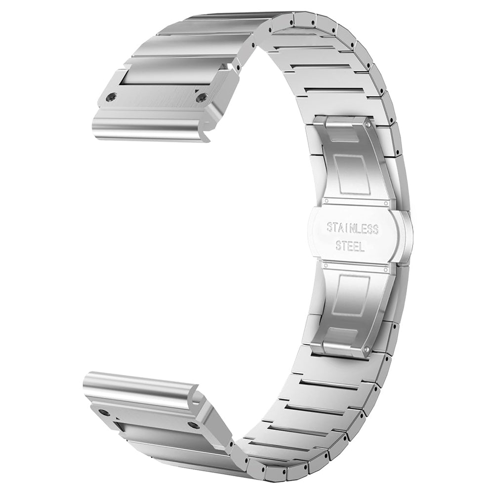 Techsuit W012 reim for Garmin Watch Fenix / Forerunner Series, 22mm, Sølv