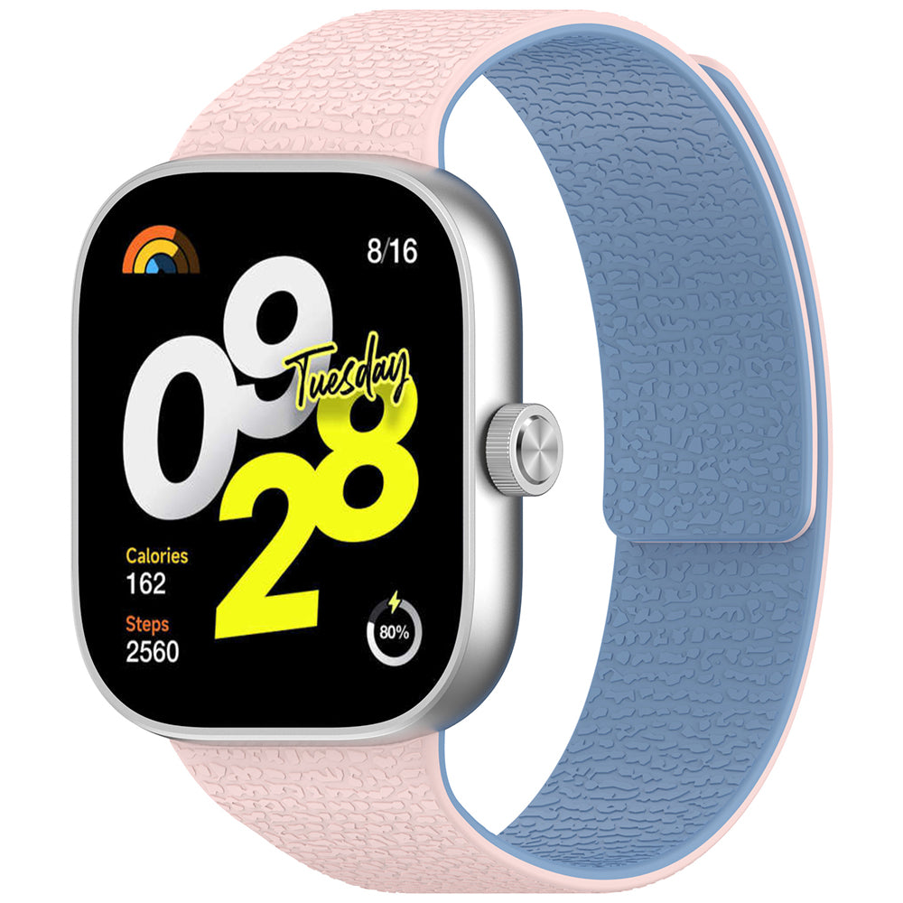 Techsuit W016 reim for Xiaomi Smart Band / Watch Series, Rosa Blå