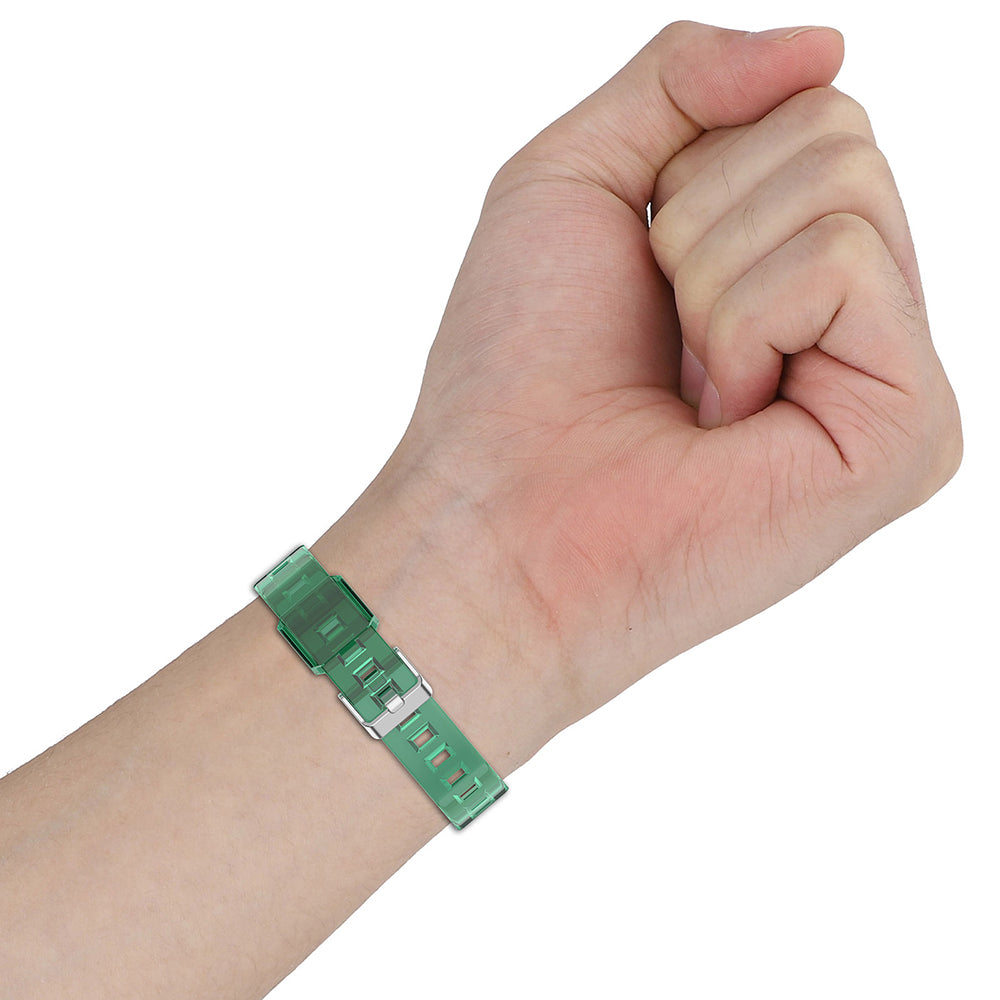 Techsuit W017 reim for Xiaomi Smart Band 9 / 8, Rosa Rød
