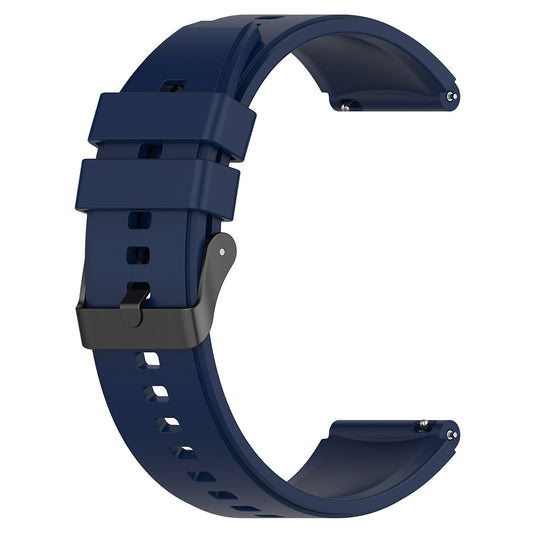 Techsuit W026 reim for Samsung Galaxy Watch / Huawei Watch Series, 20mm, Mørkeblå