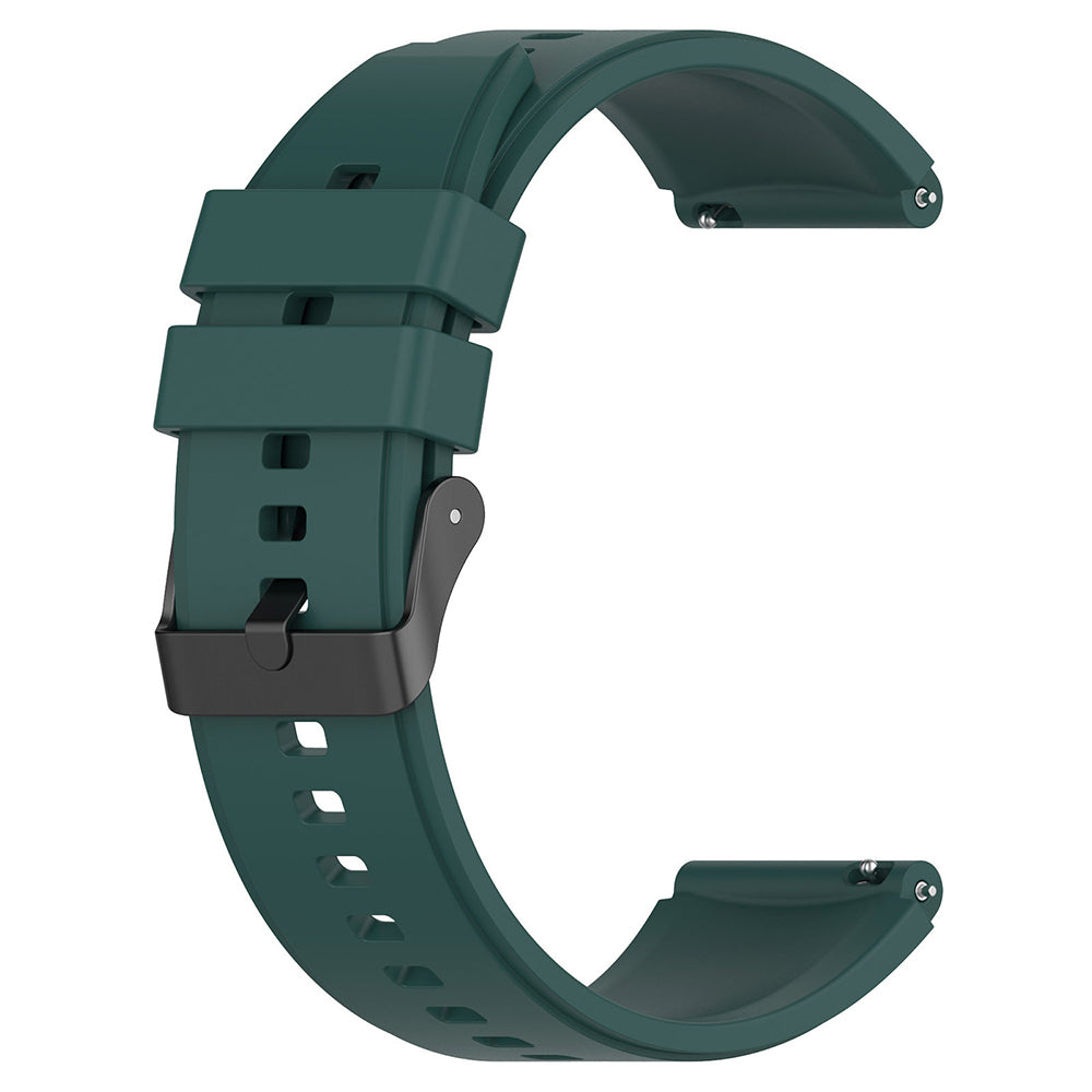 Techsuit W026 reim for Samsung Galaxy Watch / Huawei Watch Series, 20mm, Mørkegrønn
