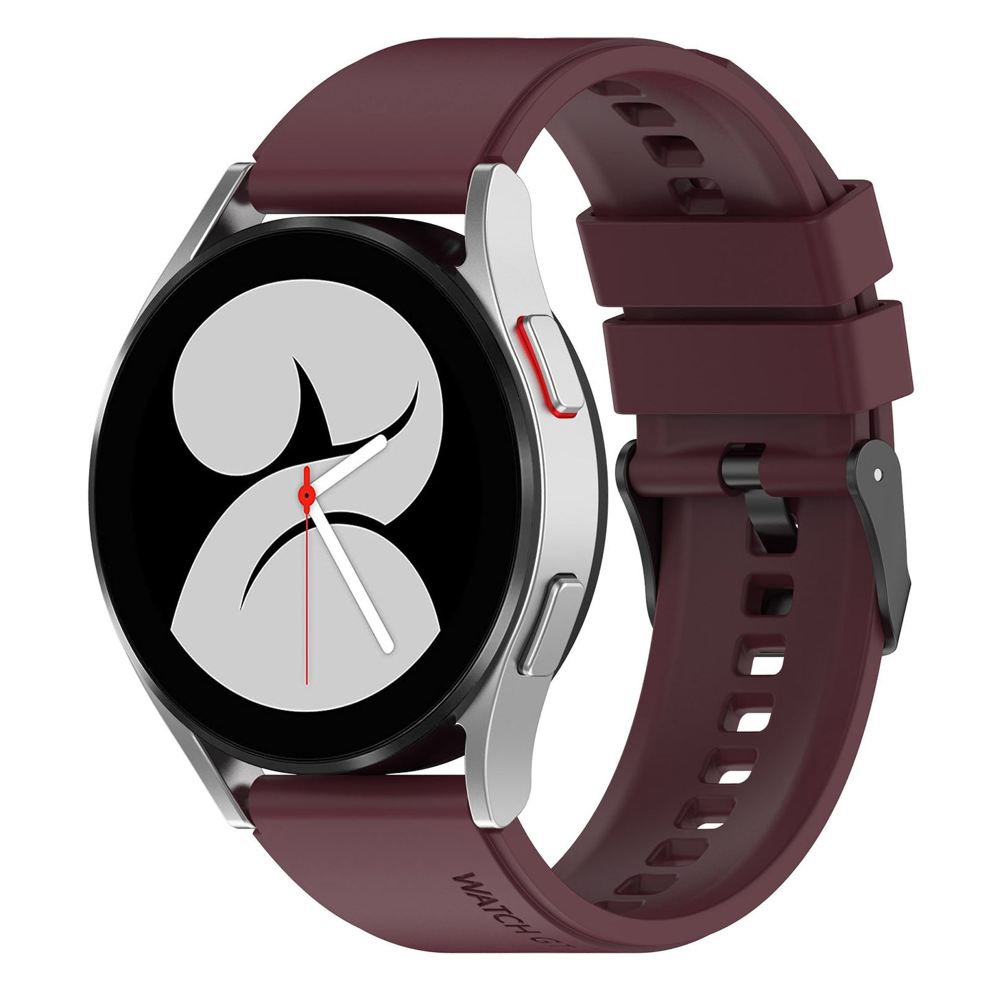 Techsuit W026 reim for Samsung Galaxy Watch / Huawei Watch Series, 20mm, Burgunder