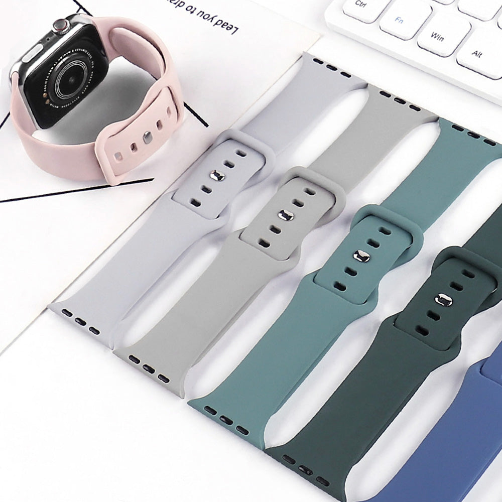 Techsuit W031 reim for Apple Watch 42mm / 41mm / 40mm / 38mm Series, Grå