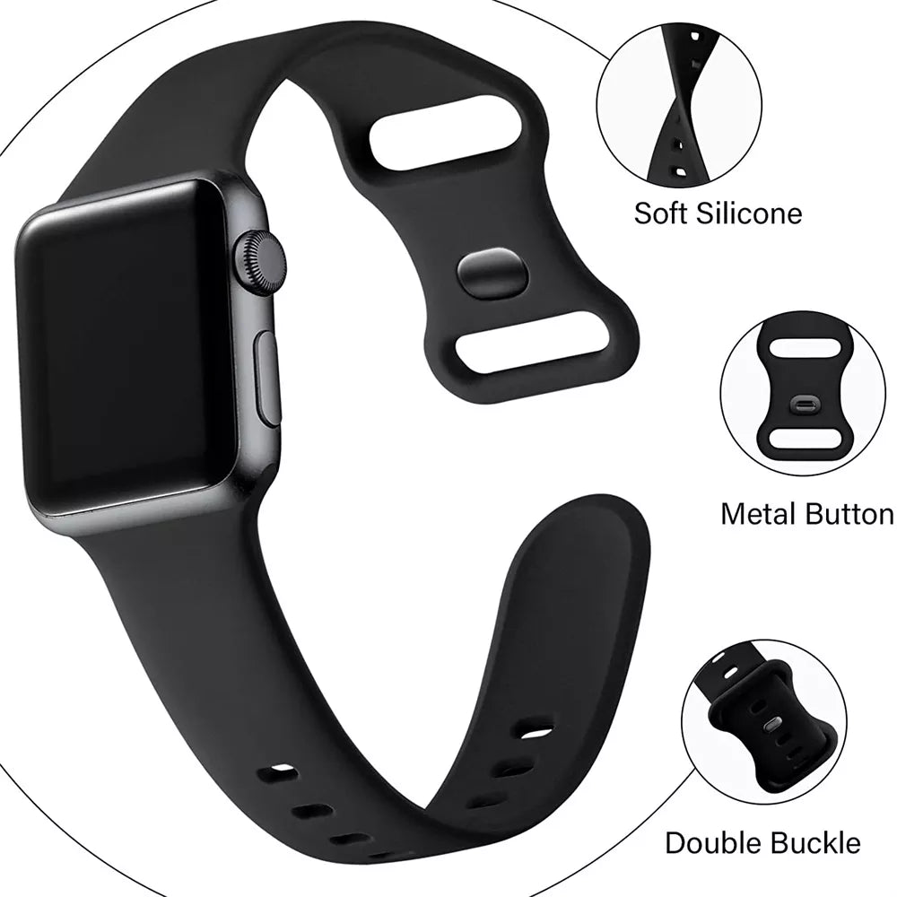 Techsuit W031 reim for Apple Watch 49mm / 46mm / 45mm / 44mm / 42mm Series, Grå