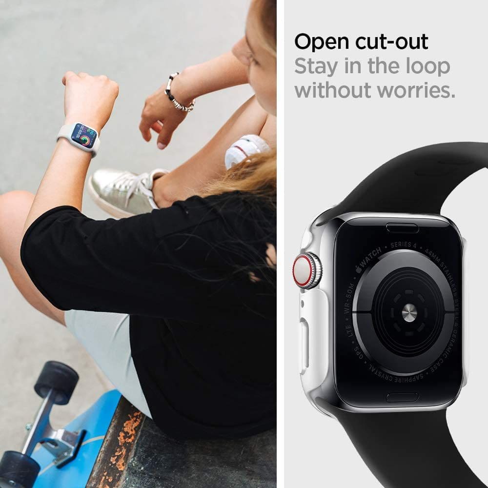 Techsuit W031 reim for Apple Watch 49mm / 46mm / 45mm / 44mm / 42mm Series, Svart