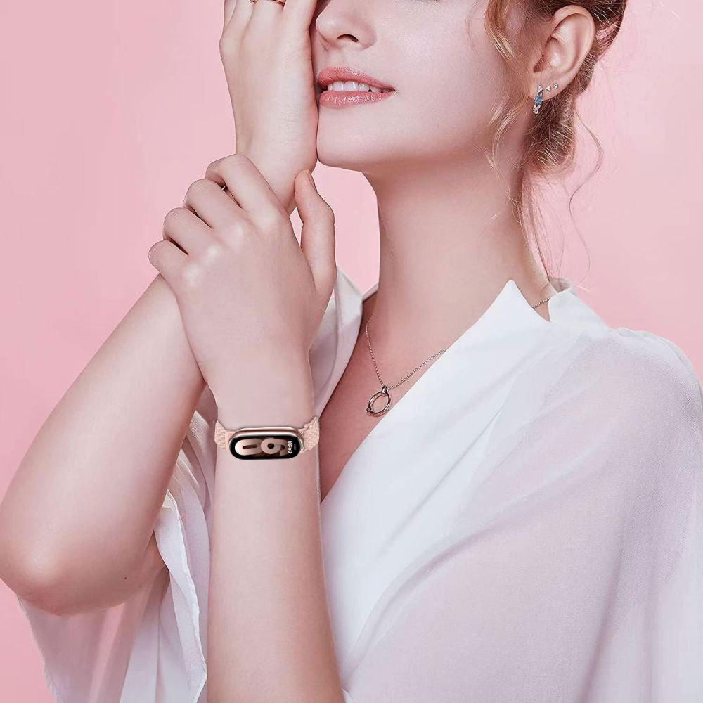 Techsuit W032 reim for Xiaomi Smart Band 9 / 8, Rosa
