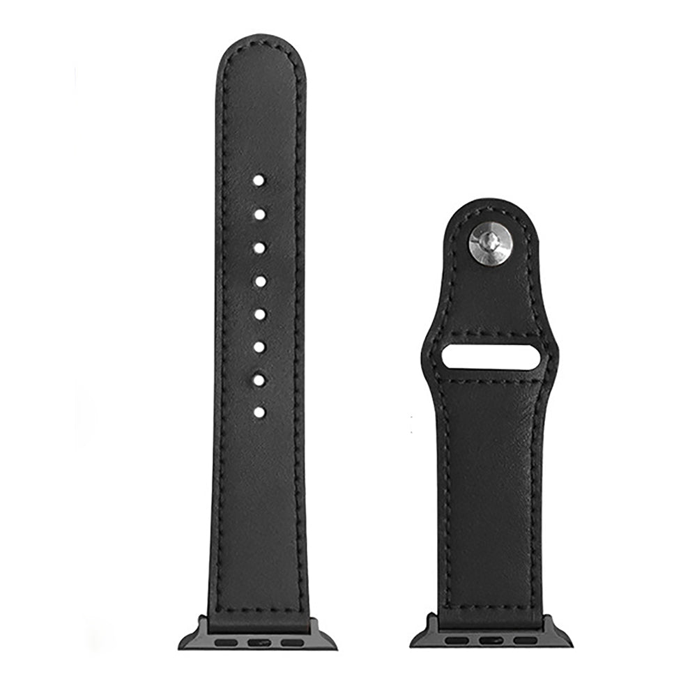 Techsuit W033 reim for Apple Watch 49mm / 46mm / 45mm / 44mm / 42mm Series, Svart