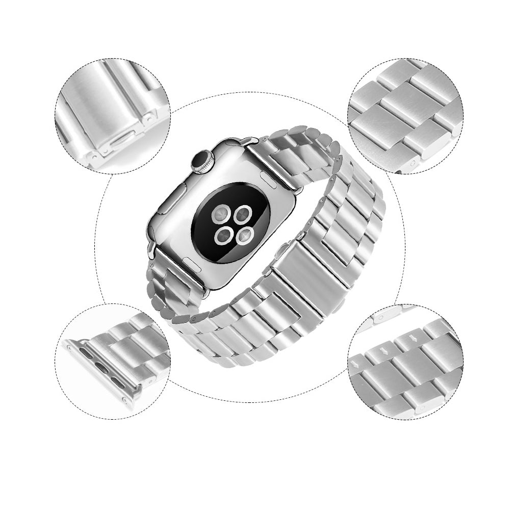 Techsuit W036 reim for Apple Watch 49mm / 46mm / 45mm / 44mm / 42mm Series, Sølv
