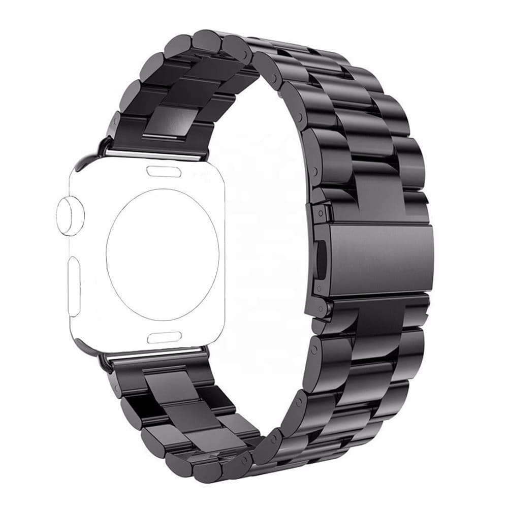 Techsuit W036 reim for Apple Watch 49mm / 46mm / 45mm / 44mm / 42mm Series, Svart
