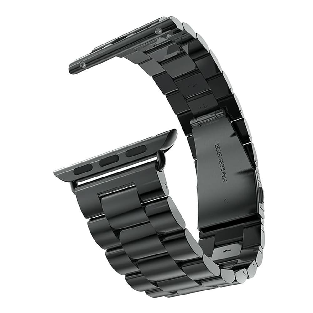 Techsuit W036 reim for Apple Watch 49mm / 46mm / 45mm / 44mm / 42mm Series, Svart