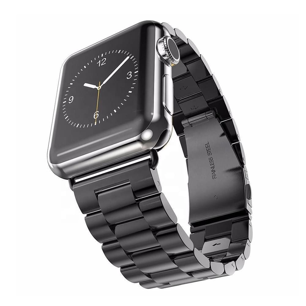 Techsuit W036 reim for Apple Watch 49mm / 46mm / 45mm / 44mm / 42mm Series, Svart