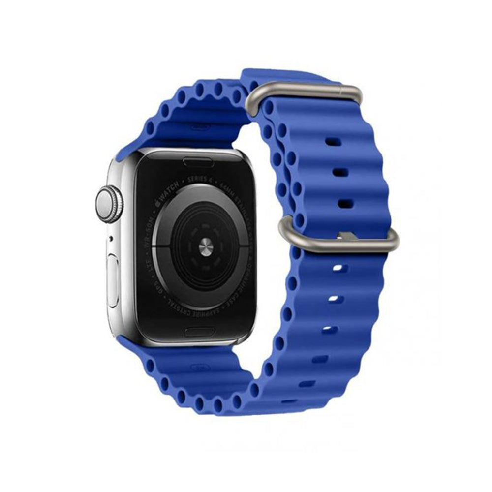 Techsuit W038 reim for Apple Watch 49mm / 46mm / 45mm / 44mm / 42mm Series, Blå