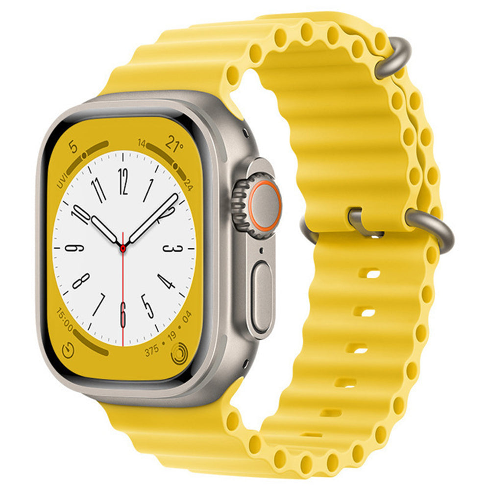 Techsuit W038 reim for Apple Watch 49mm / 46mm / 45mm / 44mm / 42mm Series, Gul