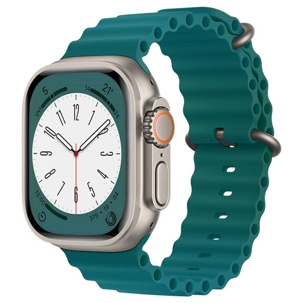 Techsuit W038 reim for Apple Watch 49mm / 46mm / 45mm / 44mm / 42mm Series, Grønn