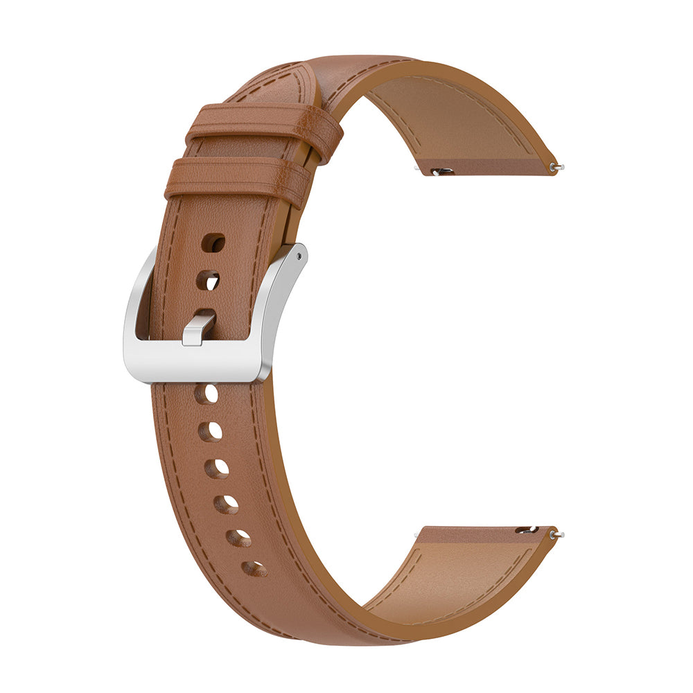 Techsuit W048 reim for Samsung Galaxy Watch / Huawei Watch Series, 20mm, Brun