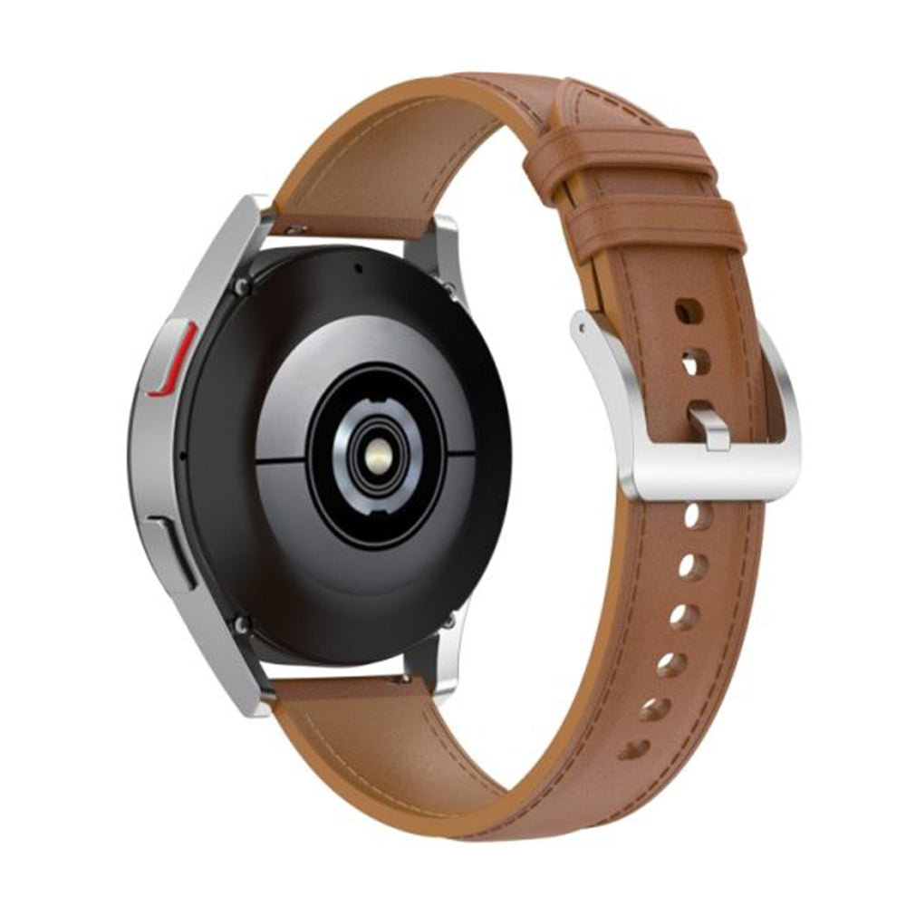Techsuit W048 reim for Samsung Galaxy Watch / Huawei Watch Series, 20mm, Brun