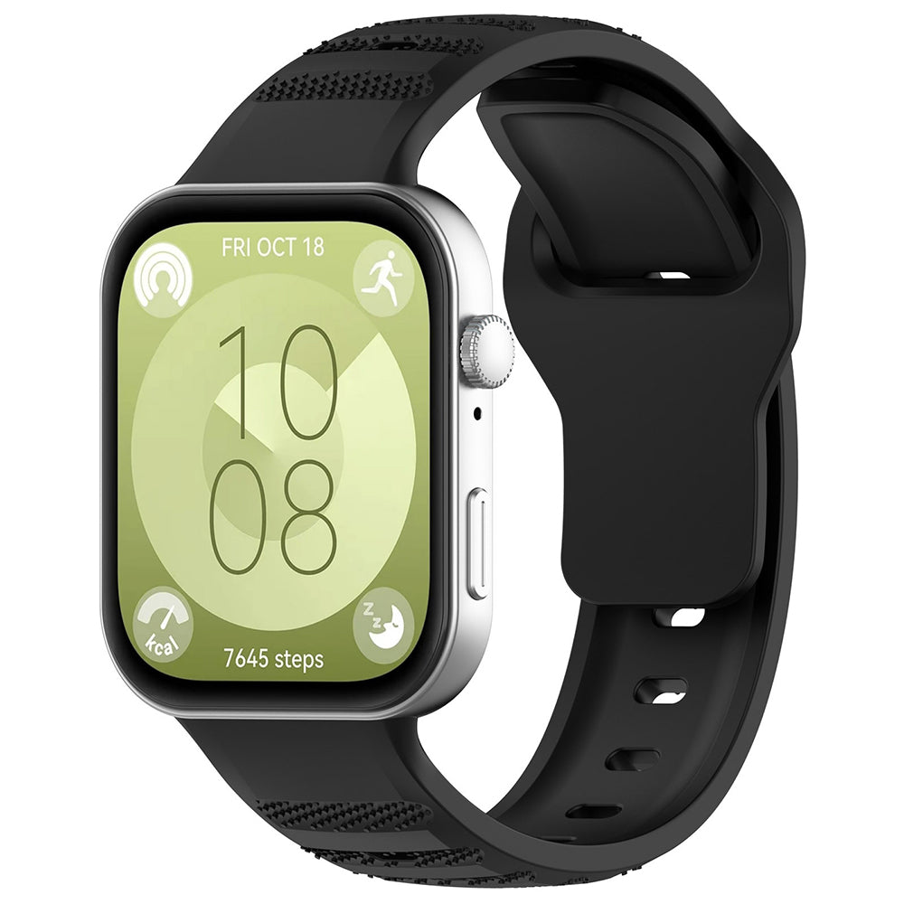 Techsuit W050 reim for Huawei Watch Fit 4 Pro / Fit 4 / Fit 3, Svart