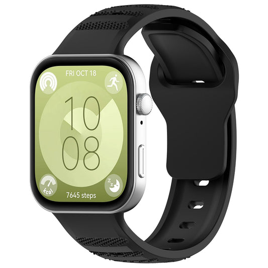 Techsuit W050 reim for Huawei Watch Fit 4 Pro / Watch Fit 4 / Watch Fit 3, Svart