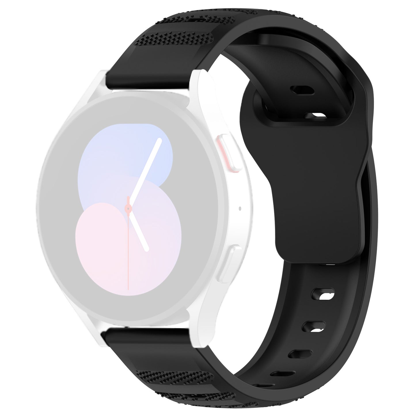 Techsuit W050 reim for Huawei Watch / Xiaomi Watch Series, 22mm, Svart