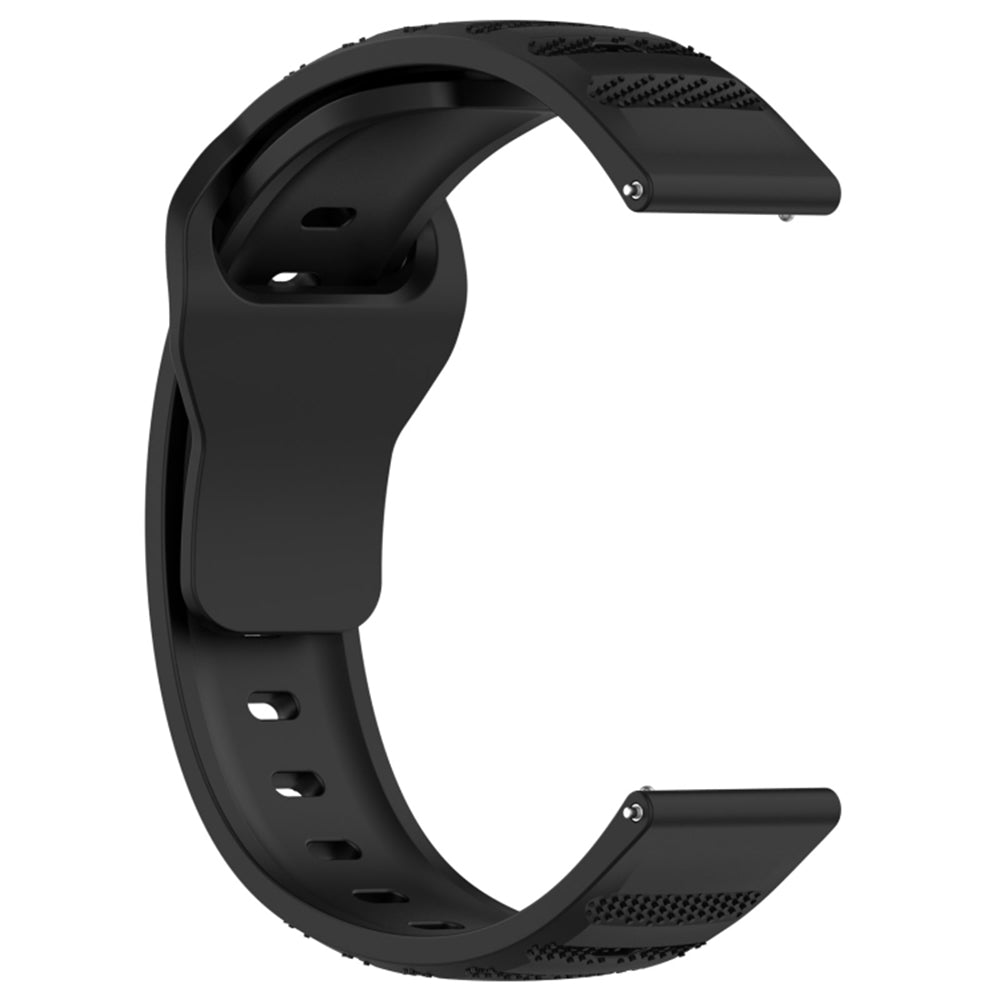 Techsuit W050 reim for Huawei Watch / Xiaomi Watch Series, 22mm, Svart