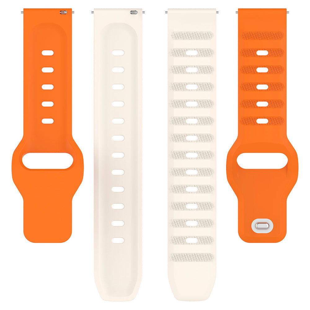Techsuit W050 reim for Huawei Watch / Xiaomi Watch Series, 22mm, Beige Orange