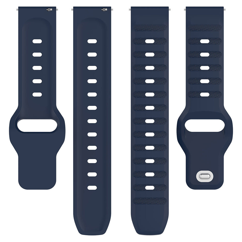 Techsuit W050 reim for Samsung Galaxy Watch / Huawei Watch Series, 20mm, Blå