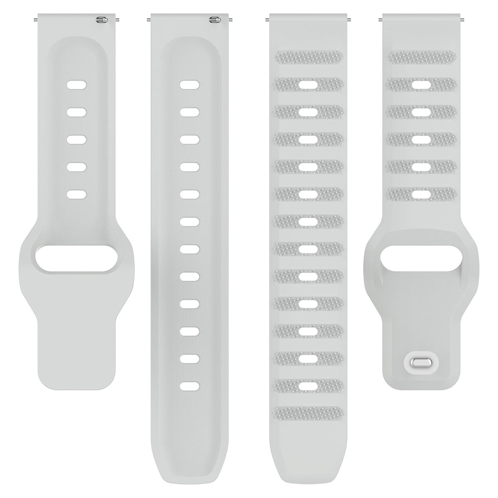 Techsuit W050 reim for Samsung Galaxy Watch / Huawei Watch Series, 20mm, Grå