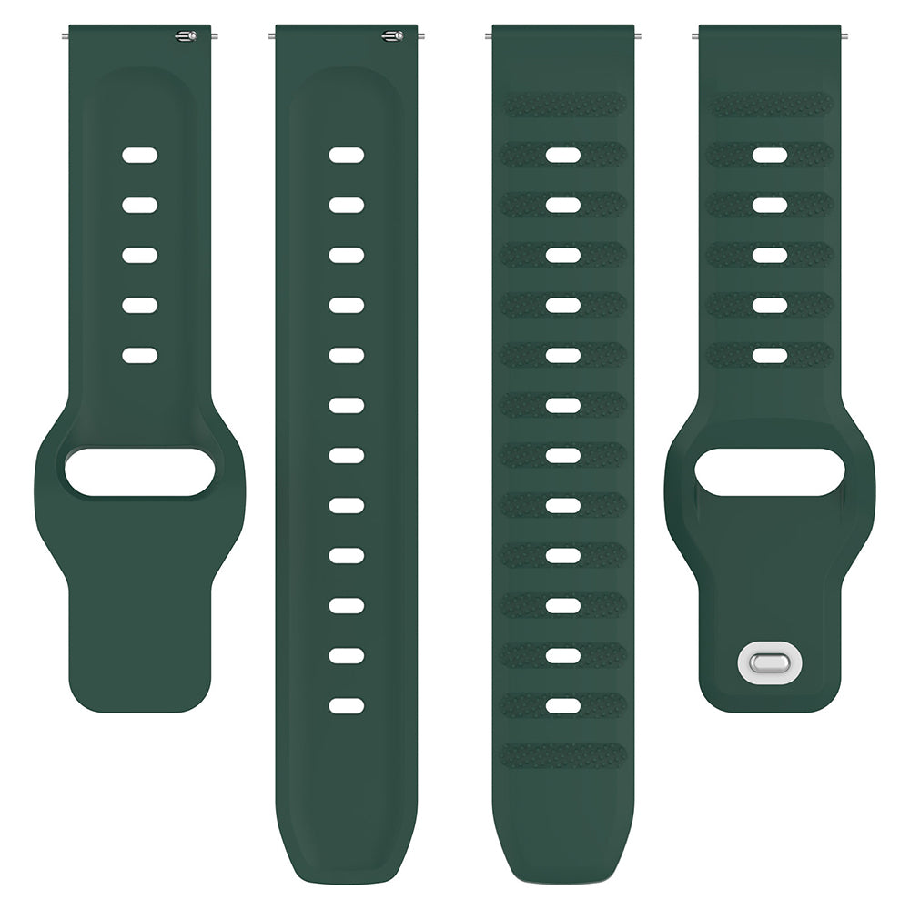 Techsuit W050 reim for Samsung Galaxy Watch / Huawei Watch Series, 20mm, Grønn