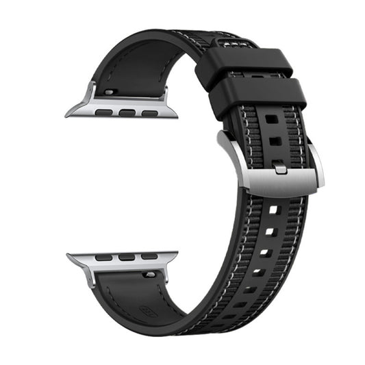 Techsuit W051 reim for Apple Watch 42mm / 41mm / 40mm / 38mm Series, Svart