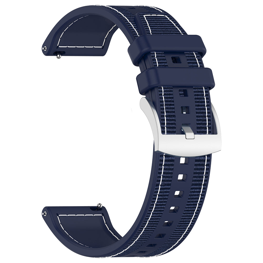 Techsuit W051 reim for Huawei Watch / Xiaomi Watch Series, 22mm, Mørkeblå