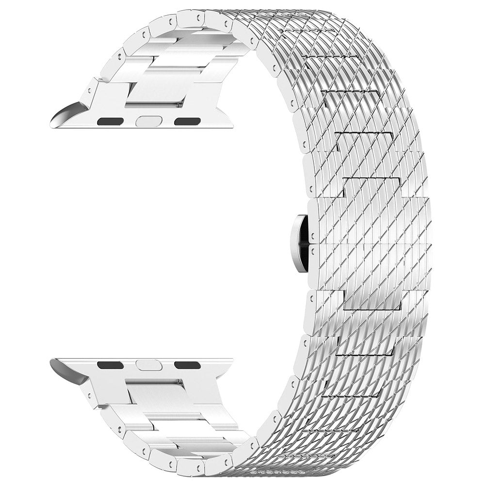 Techsuit W052 reim for Apple Watch 49mm / 46mm / 45mm / 44mm / 42mm Series, Sølv