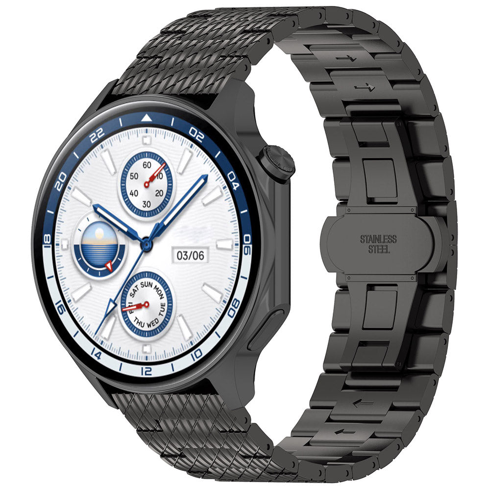 Techsuit W052 reim for Huawei Watch / Xiaomi Watch Series, 22mm, Svart