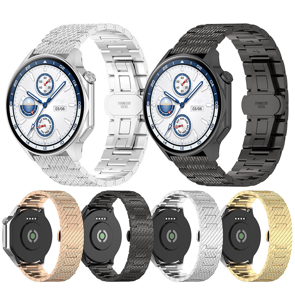 Techsuit W052 reim for Huawei Watch / Xiaomi Watch Series, 22mm, Svart