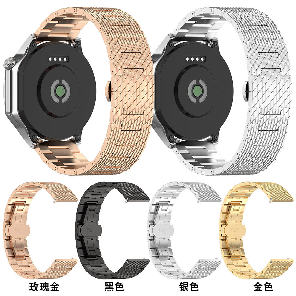 Techsuit W052 reim for Huawei Watch / Xiaomi Watch Series, 22mm, Svart