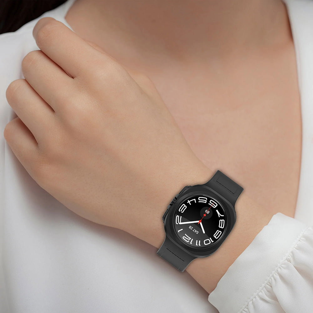 Techsuit W056 reim for Samsung Galaxy Watch Ultra, Svart