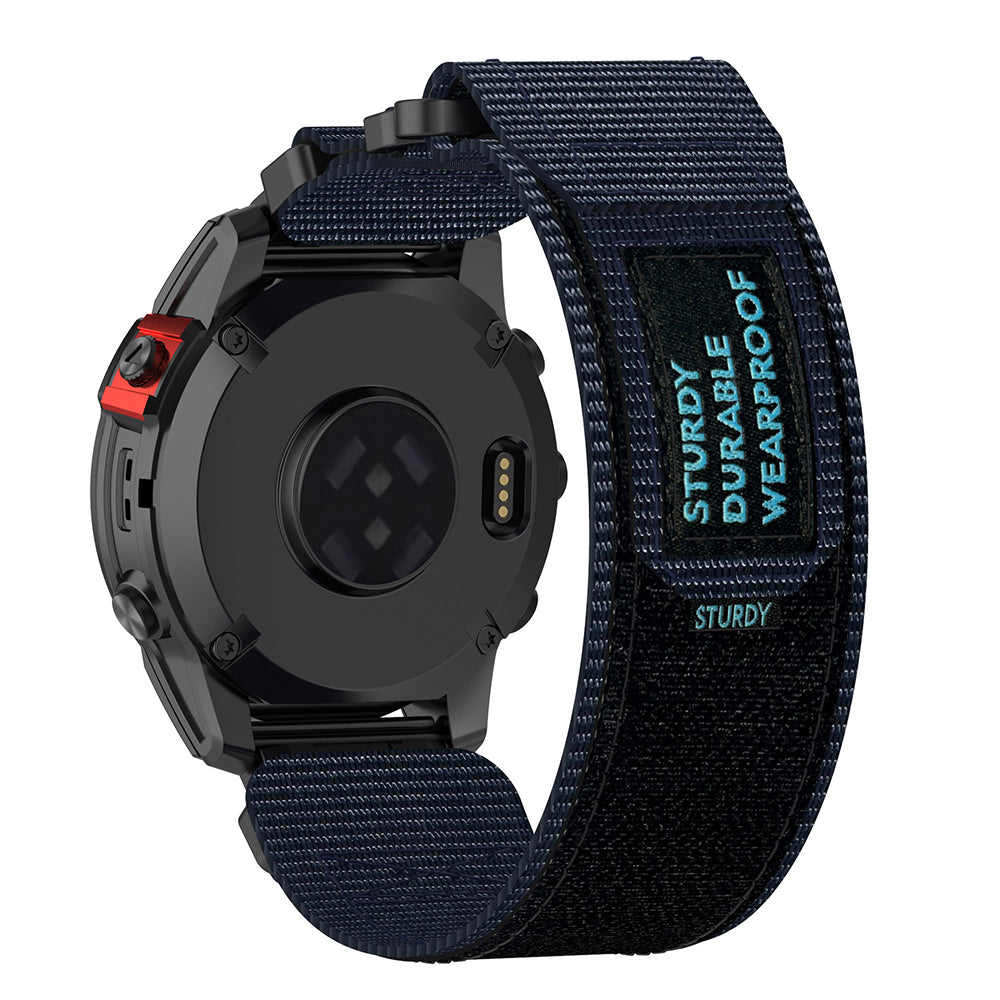 Techsuit W057 reim for Garmin Instinct / Approach / Fenix Watch Series, 20mm, Marineblå