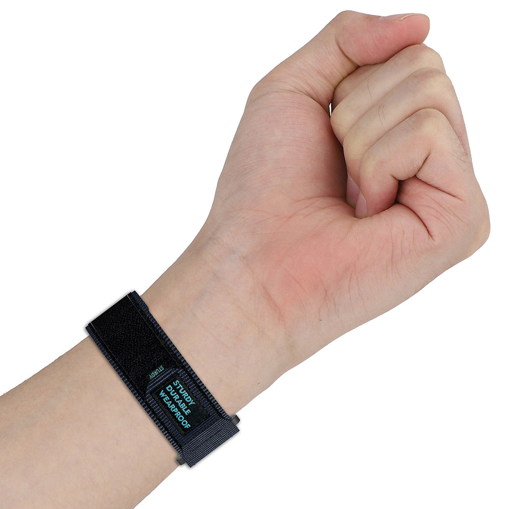 Techsuit W057 reim for Garmin Instinct / Approach / Fenix Watch Series, 20mm, Marineblå