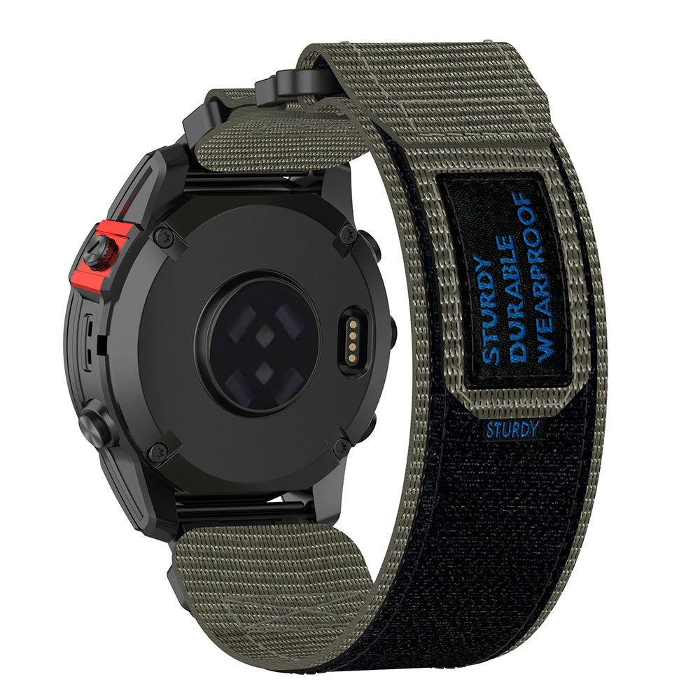 Techsuit W057 reim for Garmin Watch Fenix Series, 26mm, Grønn