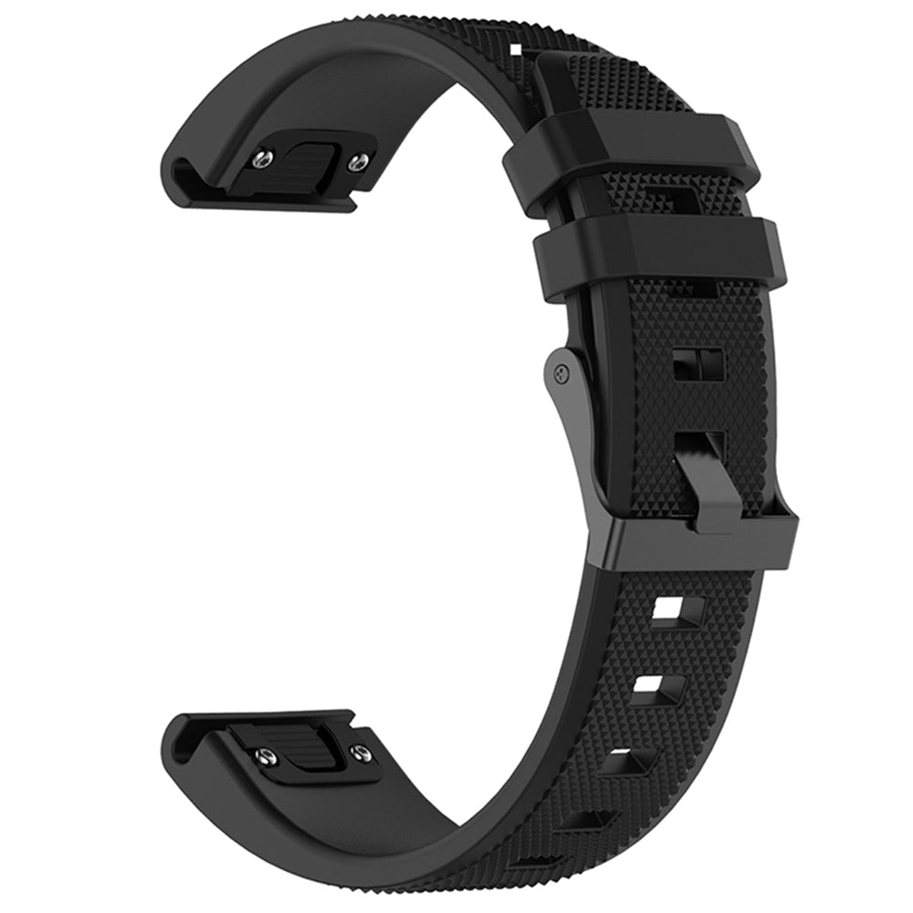 Techsuit W058 reim for Garmin Instinct / Approach / Fenix Watch Series, 20mm, Svart