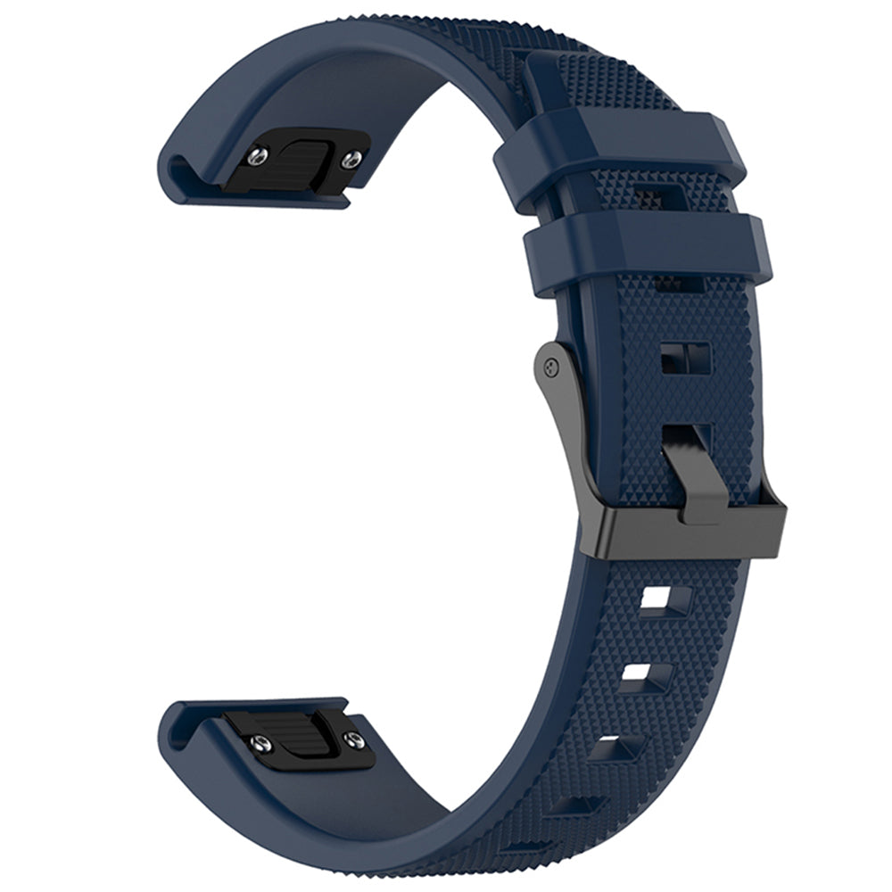 Techsuit W058 reim for Garmin Watch Fenix Series, 26mm, Marineblå