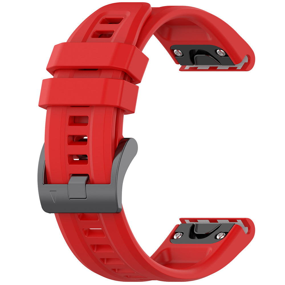 Techsuit W060 reim for Garmin Watch Fenix Series, 26mm, Rød