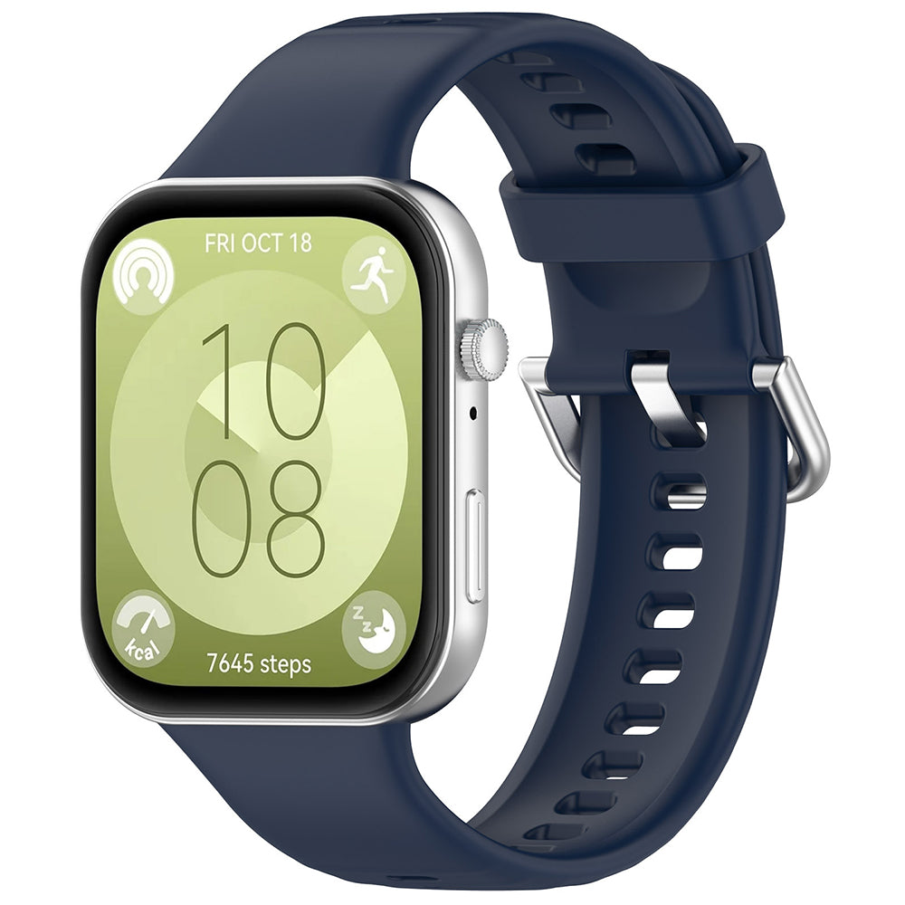 Techsuit W061 reim for Huawei Watch Fit 4 Pro / Fit 4 / Fit 3, Marineblå