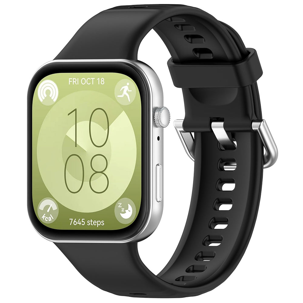 Techsuit W061 reim for Huawei Watch Fit 4 Pro / Fit 4 / Fit 3, Svart